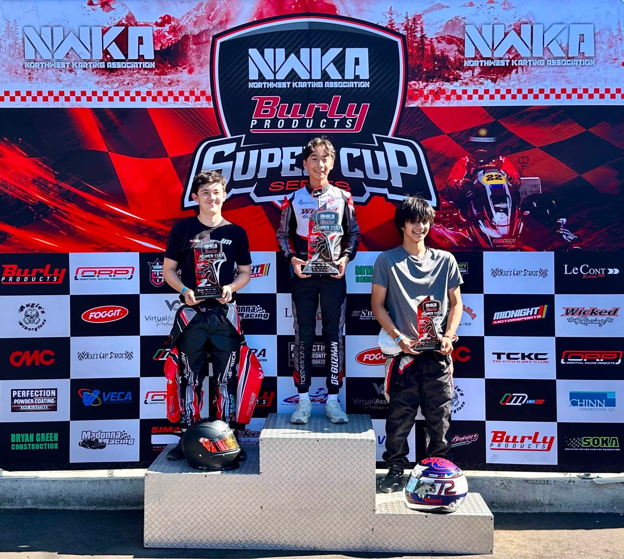 PSGKA Podium For Marcus in 100cc
